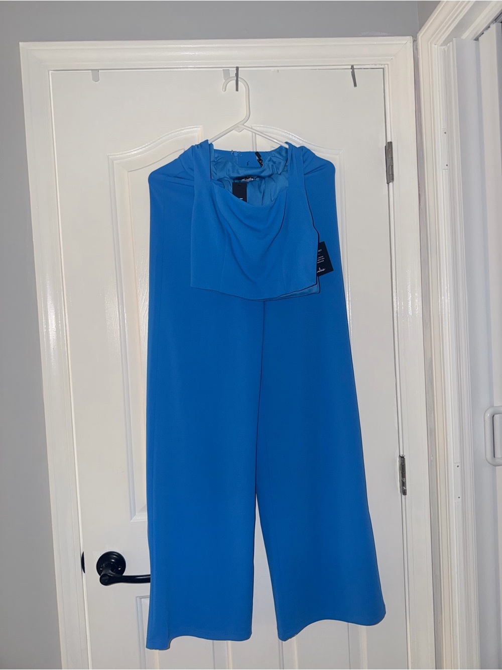 Lulu's Cobalt Blue Wide-Leg Jumpsuit